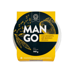 Čia deserts ar mango želeju