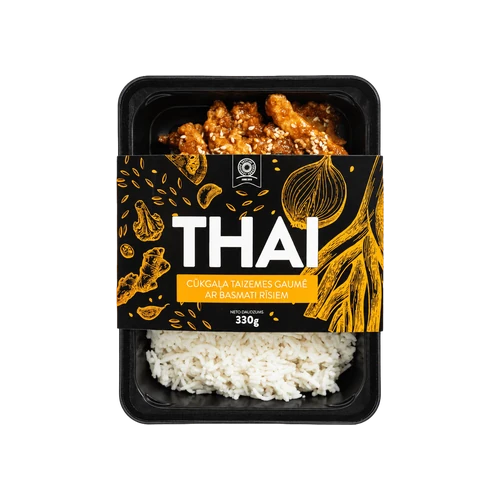 Cūkgaļa Taizemes gaumē ar basmati rīsiem 330 g iepakojumā