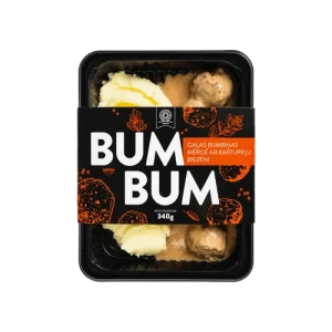 Gaļas bumbiņas mērcē ar kartupeļu biezeni 340 g iepakojumā