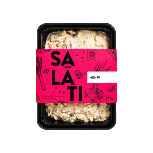 Mēlīšu salāti 500 g iepakojumā