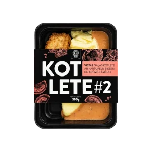 Vistas kotlete ar kartupeļu biezeni un krēmīgo mērci 310 g iepakojumā