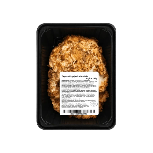 Cepta cūkgaļas karbonāde 6 gab. x 100 g iepakojumā