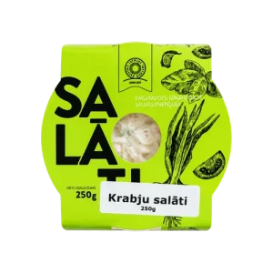 Krabju salāti 250 g iepakojumā