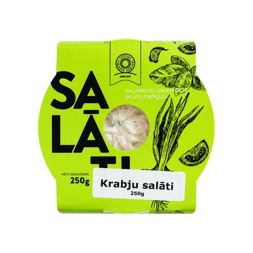 Krabju salāti 250 g iepakojumā
