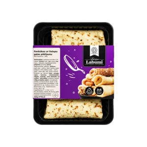 Pankūkas ar liellopu gaļas pildījumu 360 g iepakojumā
