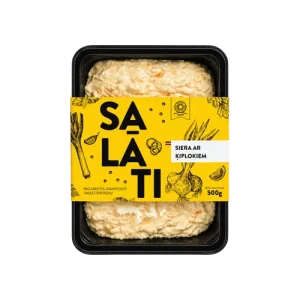 Siera salāti ar ķiplokiem 500 g iepakojumā