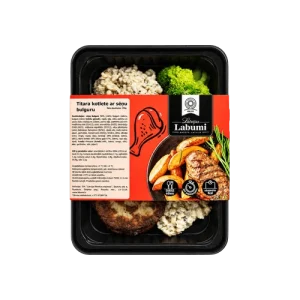 Tītara kotlete ar sēņu bulguru 320 g iepakojumā